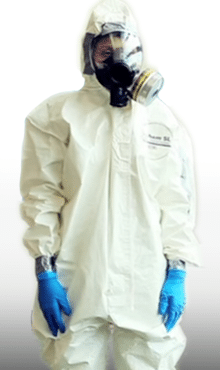 Level C Liquid Saturation Tight Hazmat Suit